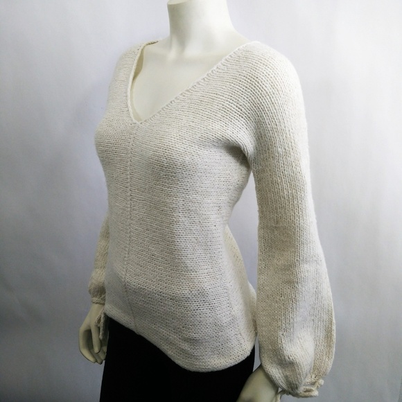 Anthropologie GUINEVERE Sweaters - Anthropologie GUINEVERE Wool/Angora Sweater Small